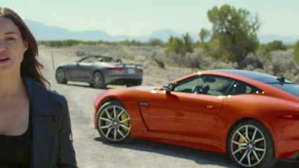Michelle Rodriguez Hits 200MPH In the F-TYPE SVR!