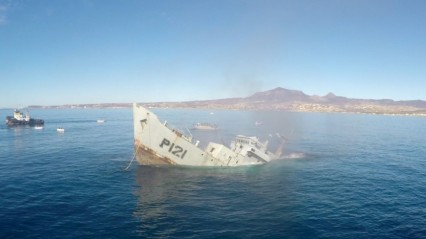Sinking a Mexican Navy Warship!