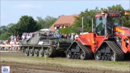 Tank vs Tractor – Most Killer Tug-of-War EVER!