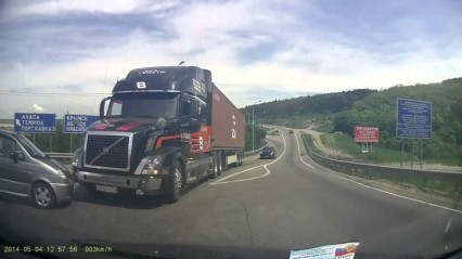 This Semi-Truck Has Unbelievable Brakes! Near Death Moment!