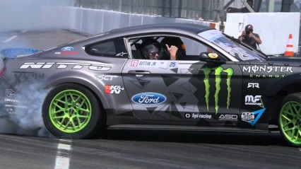 Vaughn Gittin Jr.’s 900 HP Mustang At Formula Drift