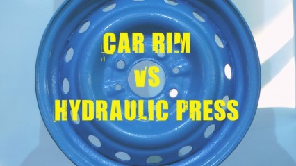 Car Rim vs 500 Tons – Hydraulic Press