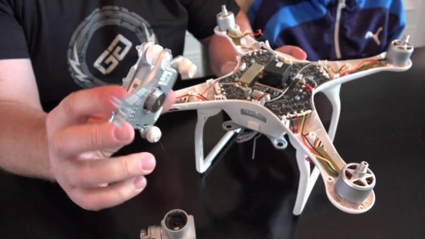 Drone Skeet Shooting - What's inside a DJI Drone?