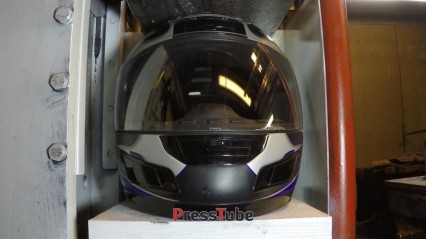 How Strong Is It? Hydraulic Press vs Motorcycle Helmet