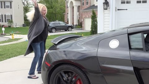 How to Scare Grandma With an Audi R8!