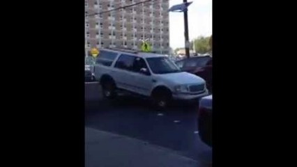 People Flying Over Massive Speed Bumps in Jersey City!