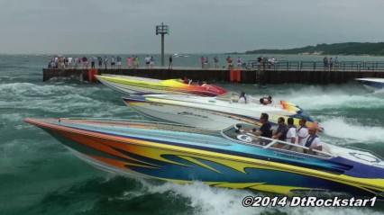 Powerboat Madness – 100+ Offshore Racing Boats Accelerating!