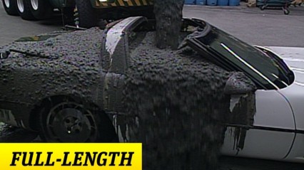 “Stone Cold” Pours Cement Into Vince McMahon’s Corvette #TBT