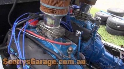 Twin Engine Ford V8-Powered Van – Burnout Machine