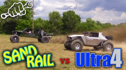 BLOWN SAND RAIL vs ULTRA4 – DRAG RACE