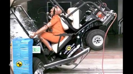 Ever See a Golf Cart in a Crash Test? This Might Make You Rethink Drinking and Golfing