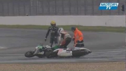 Mind Of Their Own – An Unusual Crash For Two Race Bikes