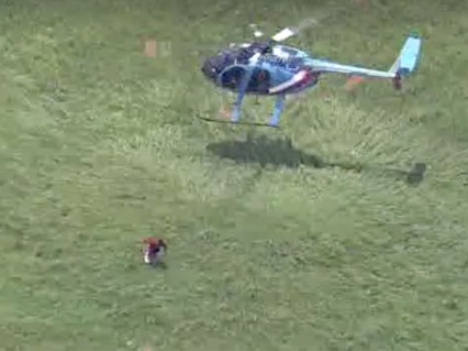 Pilot Jumps Out Of Helicopter to Catch Man Running From Police