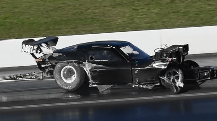 Supercharged Corvette Slams into the Wall