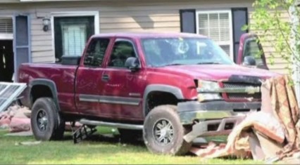 You’ll Never Guess Why This Guy Drove a Truck Through His House