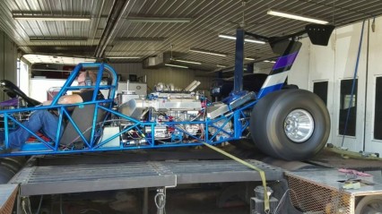 Wait For That Boost To Kick In… Impressive 2JZ Powered Dragster!