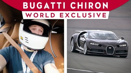 WORLD EXCLUSIVE: Bugatti Chiron Passenger Lap on the Nürburgring