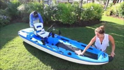 A Kayak With an Engine in it – No More Paddling!