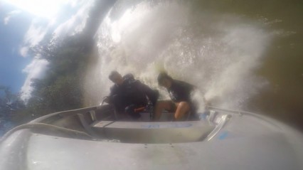 Boat Hits a Wake and Capsizes – They Weren’t Ready for That