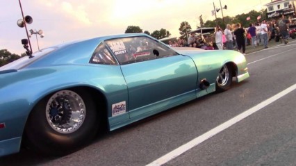 Daddy Dave in Goliath 2.0 vs Andy Jensen ProMod Camaro – Mid Atlantic Street Outlaws