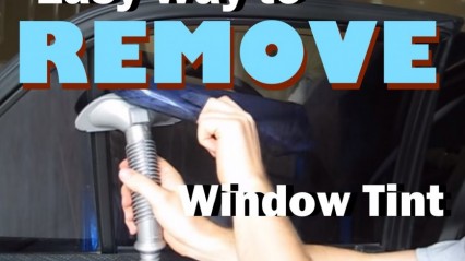 Easy Way to Remove Automotive Window Tint