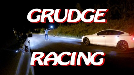 Ludicrous Tesla Grudge Racing for Money at the DIG SPOT