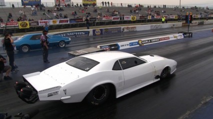 Outlaw Drag Radial Racing With Big Chief in the Crowmod
