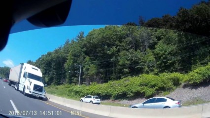 People Need to Learn How to Merge… Guy Causes Triple Car Collision!