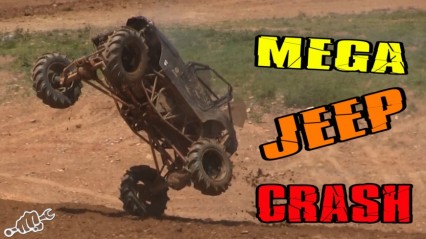 VIOLENT MEGA MUD JEEP CRASH