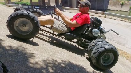 6 Wheel Hill Climbing Go-Kart – This Thing Needs A Cage