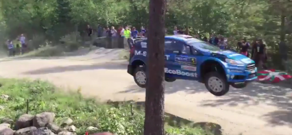 Rally Car – Huge 100 Plus Foot Jump