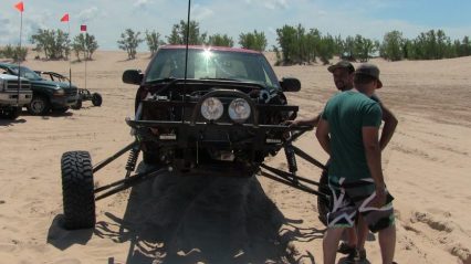 Extra Wide Stance – Biggest Long Travel Chevy S10 In The World?