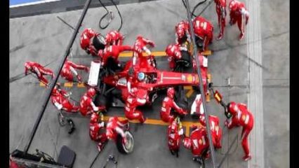 Ferrari F1 3-Second Pit Stop Perfection – Professionalism at it’s Finest