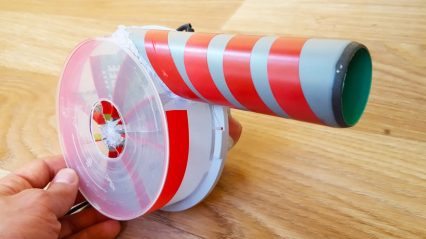 How to make a powerful air blower from household items