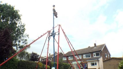 Huge Homemade 360 Swing – Every Kids Dream Swing