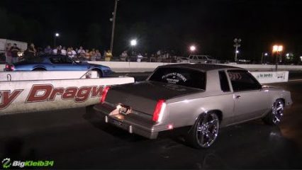 Man in G-Body on 22s runs 10s, Beats out dad in Trans Am – Father vs son