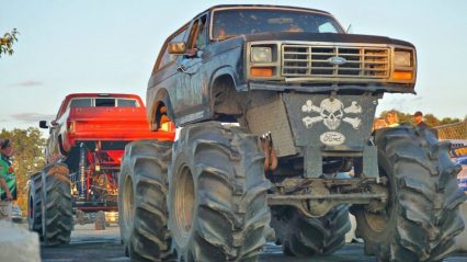 Mud Truck Tug-of-War at The Eagles