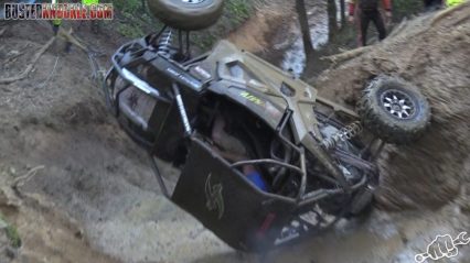 RZR TURBO CRASHES DOWN CABLE HILL