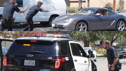 Stealing a Porsche While Impersonating Cops – Prank Gone Wrong