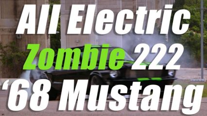 The Zombie 222 Mustang has 800hp & 1,800 ft lbs of torque, puts the driver in the back of his seat with silence