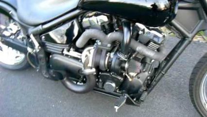 Yamaha Roadstar with a single turbo, Ever heard of a boosted V twin?