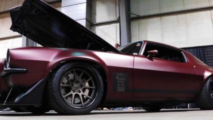 1971 Chevrolet Camaro street machine, Old man maroon looking really good