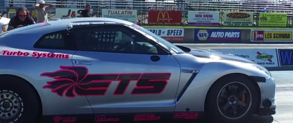ETS Nissan GTR sets the 1/8th mile world record for a GTR – 4.77 @ 166.8mph