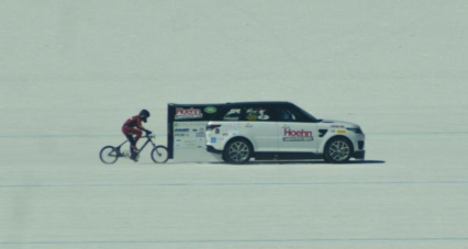 Woman breaks world speed record by riding a bicycle at 147 Mph