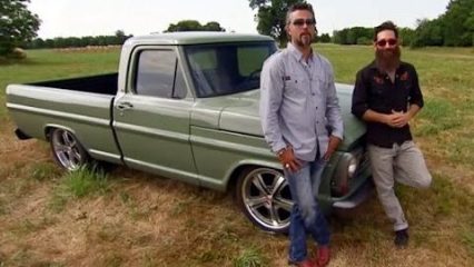 Gas Monkey Garage 1968 Ford F-100 vs 2013 CTS-V in a street race