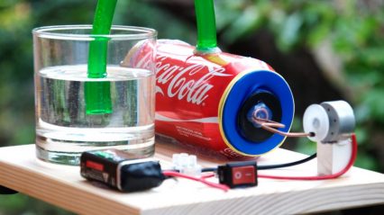 How to make an air pump out of a Coca-Cola can