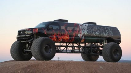 The $1,000,000 “Sin City Hustler” is the world’s longest monster truck