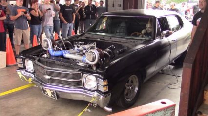 Twin turbos, no tune and a big block, 4-Door Chevelle hits the dyno