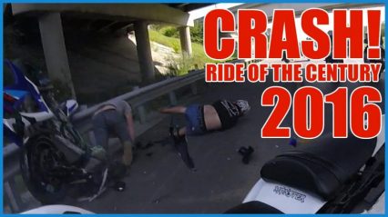 What not to do when on a bike cruise, Motorcycle crash with a painful ending