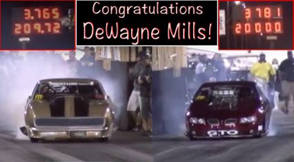 DeWayne Mills wins $60,000! Fastest side By side radial race in history at No Mercy 7
